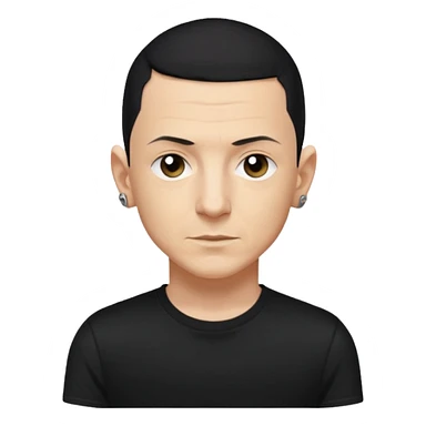 chester emoji from linkin park sticker