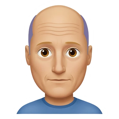 woody harrelson bald sticker