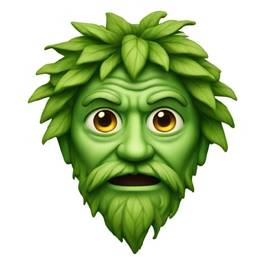 ominious green man sticker