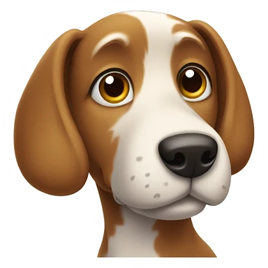 Cartoon dog  sticker