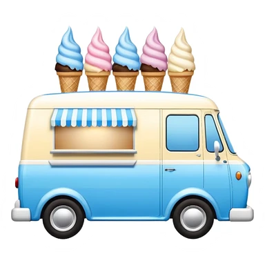 ice cream van sticker