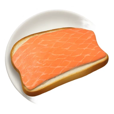 Salmon toast  sticker