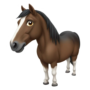 Ahel teke horses sticker