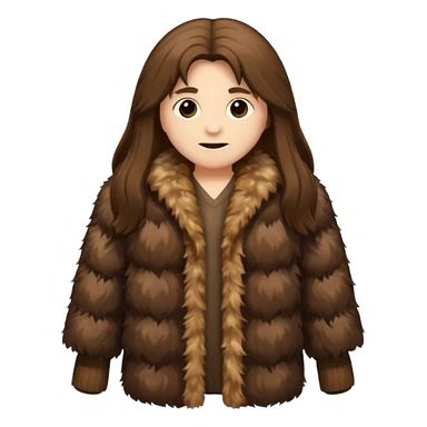 fur clothes sticker