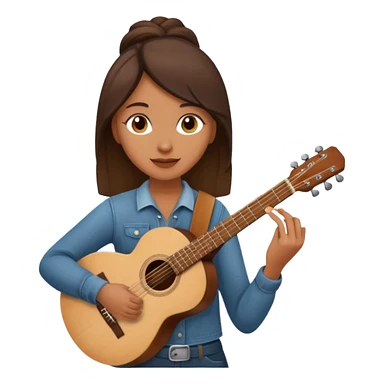 woman Street Musician sticker
