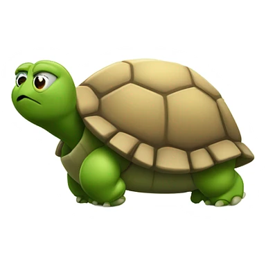 a really fat turtle working out and he’s super hot  sticker