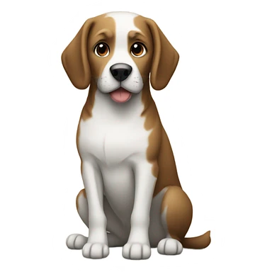 Dog with Hyatt sticker