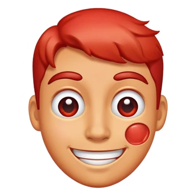 Faccina accaldata sticker