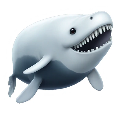 a bowhead whale sticker