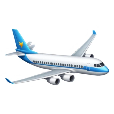 Plane facing right sticker