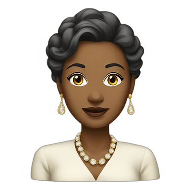 Rich woman in geneva sticker