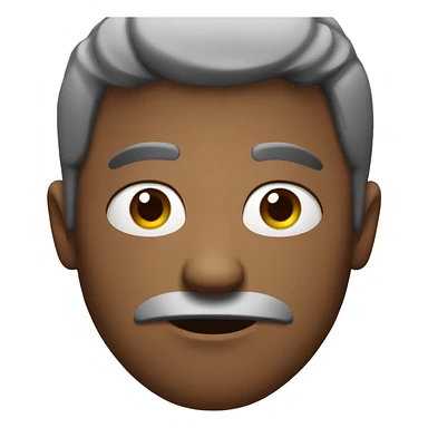 a man with a disapproving face sticker