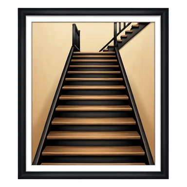 Down stairs sticker