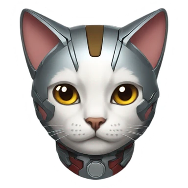 Iron man cat sticker