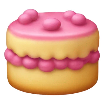 Pink vintage macaroni cakes sticker
