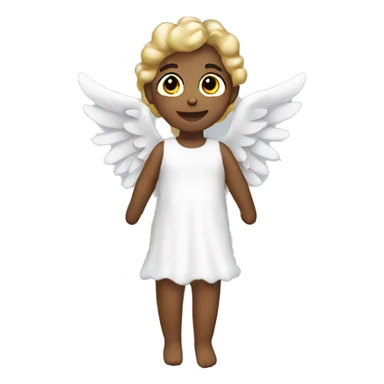 christmas angel sticker