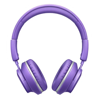 auriculares Apple lila sticker