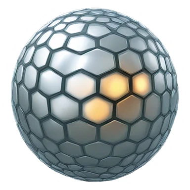 Golf disco ball sticker
