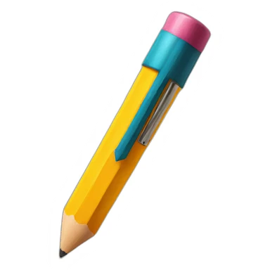 Big pencil sticker