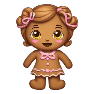 Gingerbread girl  sticker