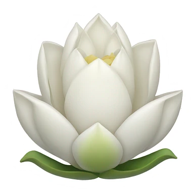 White lotus sticker