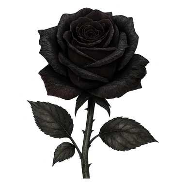 emo rose sticker