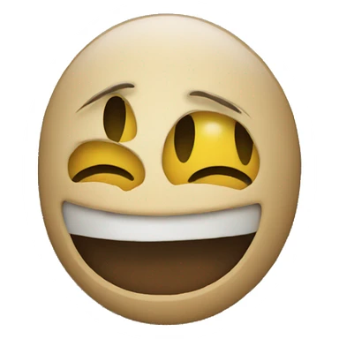 Emoji Face Disintegrating sticker