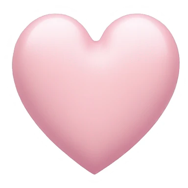 Pastel pink heart sticker