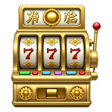 Slot machine, japan sticker