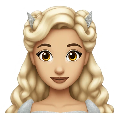 ariana grande but as glinda sticker