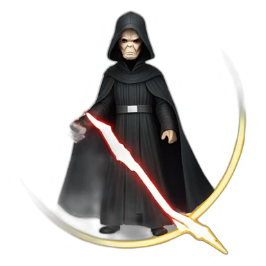 Darth sidious force lightning sticker
