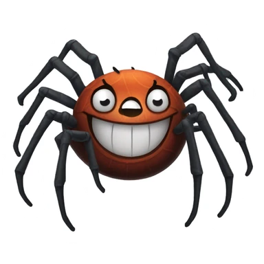 spider smiling  sticker