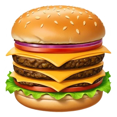Hamburger sticker