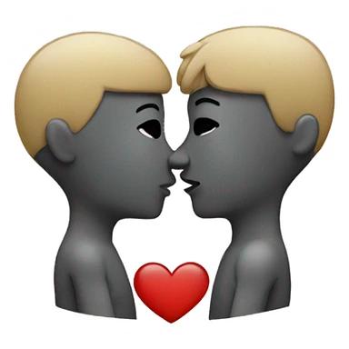 Love and kiss sticker