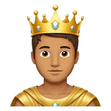 Corona maschile sticker