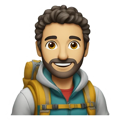 a turkish guy mountaineer sticker