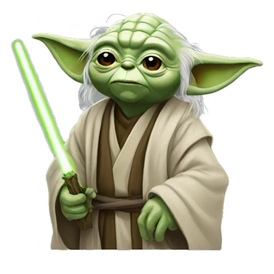 yoda combined with gandalf sticker
