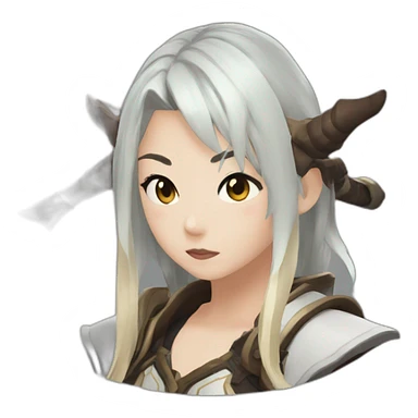 Diluc from the game Genshin Impact sticker