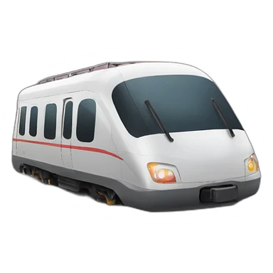 car on train sticker