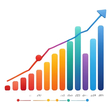 chart with no clear trend sticker