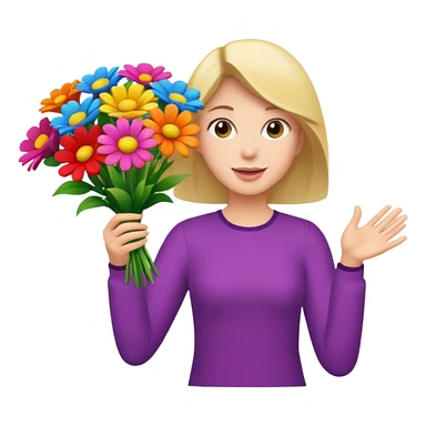 throwing bouquet sticker