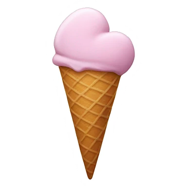Icecream heart  sticker
