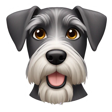 Schnauzer terrier mix sticker