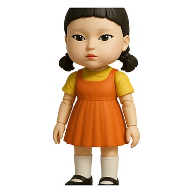 Yongyi doll from Squid Game sticker