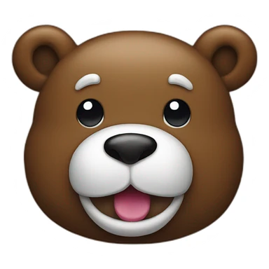 Poop coin bear sticker