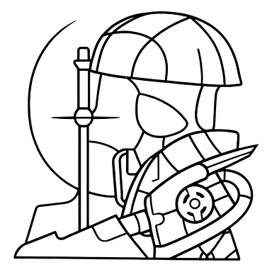 Персонажи из мобильной игры War & order (camel games) sticker