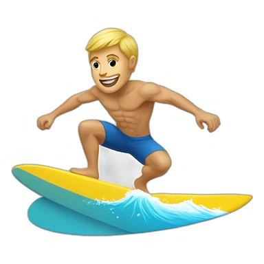 surfer from ukraine sticker