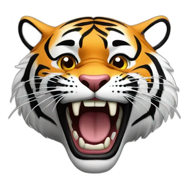 A tiger crazy sticker