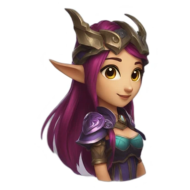 lulu from game league of legends who hello sticker