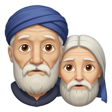 сделай фото Дед и Баба из Арцаха sticker